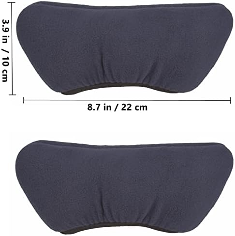 Crutch Underarm Pads Cotton Cover 1 Pair, Washable Padding for Underarm Crutches, Breathable Armpit Crutch Pad Cover, Universal Under Arm Soft Cushioned Covers for Walking Cane Accessories(2 Pack)