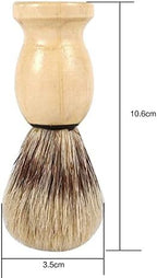 Men Shaving Brush with Hard Wood Handle Shaving Tools for Home Travel Beard Removal