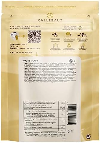 Chocolat Blanc 28 % Callebaut