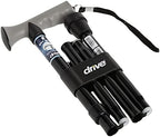 Drive Medical Adjustable Lightweight Folding Canes with Gel Hand Grip