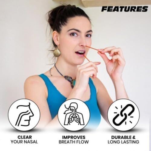 CHARMAURA Sutra Neti Rubber String – Size 3 – Advanced Yogic Nasal Cleansing (Set of 10) for Detox & Pranayama Practice