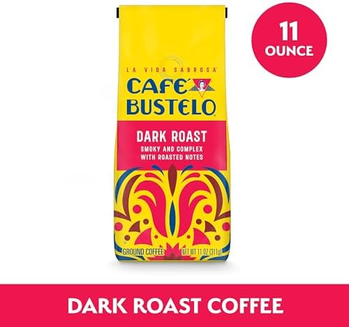 Café Bustelo Dark Roast Ground Coffee 11 Ounce Bag