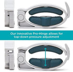 LUNDERG Freedom Clamp - The Most Advanced Incontinence Clamp for Men with Innovative Pro-Hinge for Top-Down Pressure & 5 Different Fittings for Superior Adjustability - Male Incontinence Products