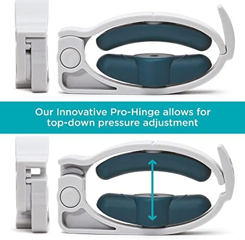 LUNDERG Freedom Clamp - The Most Advanced Incontinence Clamp for Men with Innovative Pro-Hinge for Top-Down Pressure & 5 Different Fittings for Superior Adjustability - Male Incontinence Products