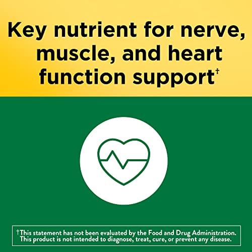 Nature Made Potassium Gluconate 550 mg, Dietary Supplement for Heart Health Support, 100 Tablets, 100 Day Supply (Pack of 2)