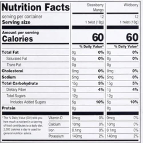 Organic Fruit Twist, Variety Pack, 0.63 oz., 24 Count (2 Pack)