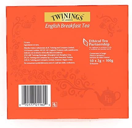 Twinings Tea English Breakfast Tea, 50 ct 3.53 oz