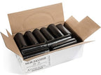Aluf Plastics High Density Trash Bags, 16 Gallon, 1000 Count, 8 Micron (eq), 24" x 33", Black, for Bathroom, Office, Industrial, Commercial, Janitorial, Municipal, Recycling