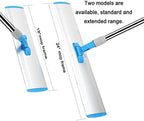 Microfiber Wet Mops 24 in Heavy Duty Flat Floor Mop Adjustable Handle with 4 Washable Mop Clothes