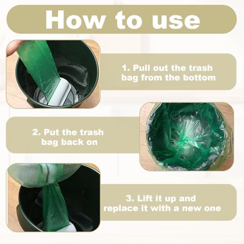 2 Pcs Trash Bag Dispenser,Garbage Bag Dispenser For Inside Trash Can,Trash Can Liner Dispenser For Bottom Of Can, Wall Mount Garbage Bag Dispenser Kitchen Bathroom Toilet Storage Organization