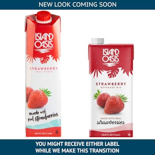 Island Oasis Strawberry Beverage Mix, 1 Liter
