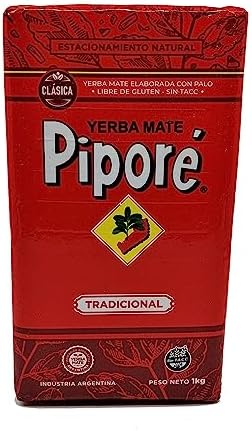 Yerba Mate Pipore Regular Four 2.2 Bags pack of 4 (4 Kilos 8.8 Lbs)