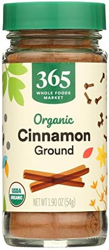 365 by Whole Foods Market, Organic Ground Cinnamon, 1.9 Ounce (Pack of 2)
