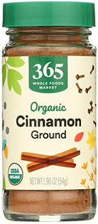365 by Whole Foods Market, Organic Ground Cinnamon, 1.9 Ounce (Pack of 2)