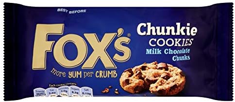 Fox's Milk Chocolate Chunks Chunkie Cookies - 180g - Pack of 6