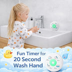 4-in-1 Timer for Kids, 2 Minute Toothbrushing, 20 Seconds Hand Washing Timer, 5 Mins Potty Training, 15 Mins Shower Time, Magnetic Toothbrush Time for Boy & Girl Routine, Healthy Habit