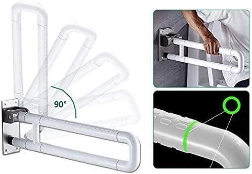 Bath Handle Towel Rail Handle Grab Bars Collapsible Safety Rail Handrails Support Anti Slip Aid Handrail for Elder Bathroom Arm Towel Rail