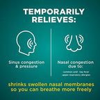 Amazon Basic Care No Drip Severe 12 Hour Nasal Decongestant Pump Mist, Maximum Strength Plus Menthol, Allergy Relief, 1 fl oz (Pack of 1)