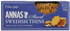 Anna's Swedish Thins Almond -- 5.25 oz (Pack of 3)