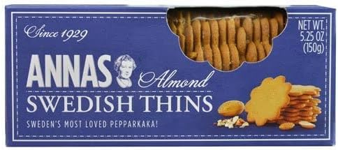 Anna's Swedish Thins Almond -- 5.25 oz (Pack of 3)