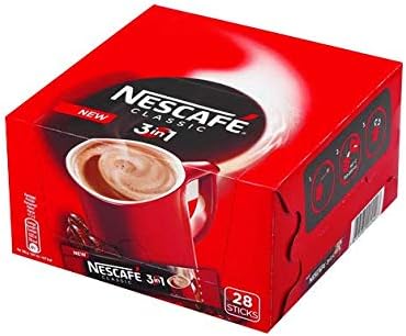 Nescafe classic medium roast, 3 in 1, (28 x 16.5g)