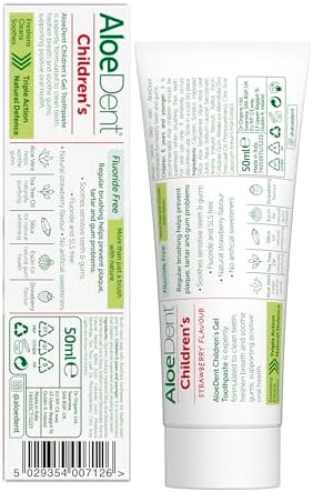 AloeDent Children's Strawberry Toothpaste - 50ml