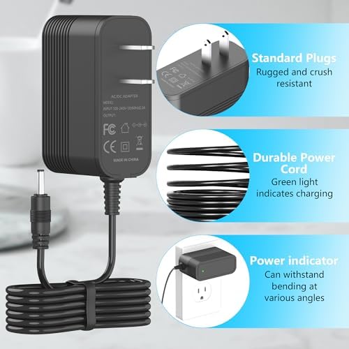 5V 350MA Charger for Remington Shaver, Trimmer Power Cord Compatible with Remington PG525D PG6025B PG6015 PG6020 PG6111 All-in-One Grooming Kit,Trimmer, Men's Shaver, Clippers