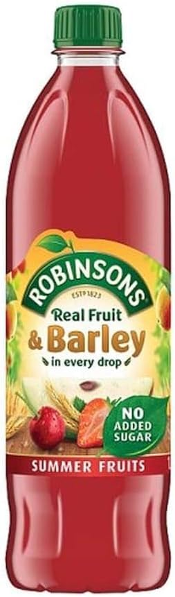Robinson's Summer Fruits, No Added Sugar, 1-Liter (Pack of 3)