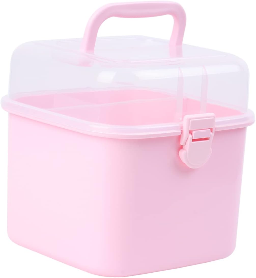 FRCOLOR Emergency First Aid Kit Medicine Box Large Storage Organizer Emergency Case Family