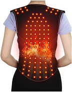 Lumbar Decompression Belt For Men& Woman Self-Heating Full Back Support Belt 108pcs Magnets Waist Back Brace Vest Spine Shoulder Neck Posture Correction Belt (Size : Large)