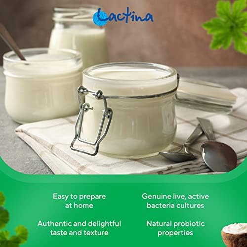 Authentic Bulgarian Starter Culture Make Creamy, Probiotic Homemade Yogurt Live and Active Cultures with Lactobacillus Bulgaricus and S. Thermophilus Heirloom, Reusable Starter Makes up to 10 Liters