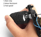 ZJchao Tube Bandage, Elastic Self Adhesive Wrap for Grip and Wrist Support, Non Stick Skin and Clothing, Good Breathability, with Sweat Absorption, for Badminton Basketball Elbow Pads (Black)