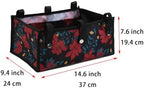 Walker Bag Under Seat for Four Wheel Rollator, Rollator Bag Tote Organizer Pouch Storage to Walkers for Senoirs, Walker Accessories (Bauhinia, large)