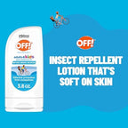 Off! Insect Repellent Lotion for Adults & Kids, Fragrance-Free Picaridin Bug Repellent for Everyday DEET-Free Protection from Mosquitoes and Ticks, 3.8 oz