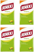 Cloetta Jenkki Xylitol Fruit mix Chewing gum 4 Pack of 100g