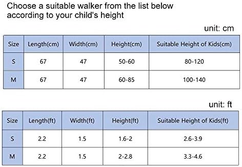 Cerebral Palsy Disability Rehabilitation Training Upright Walker for Kids - Foldable Toddler Walker with Wheels and Seat for Improved Mobility and Independence