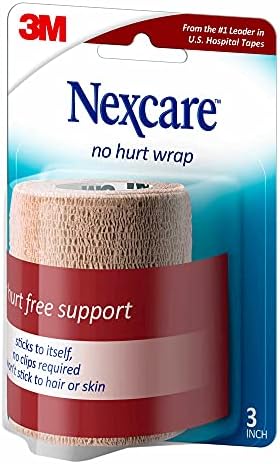 Nexcare No Hurt Wrap, 1 Each (Pack of 4)