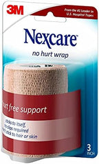 Nexcare No Hurt Wrap, 1 Each (Pack of 4)