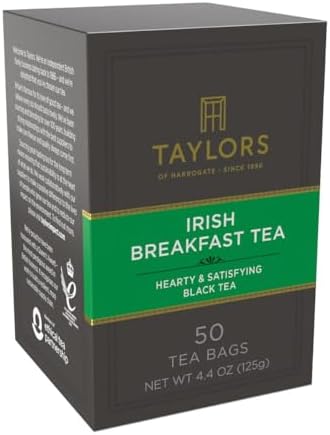 TAYLORS OF HARROGATE Irish Breakfast Tea, 50 CT