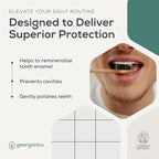 Georganics Toothpaste - 75ml (2.54 Fl Oz) - for Fresh Breath - Mint Flavor - Gentle Daily Care - Recyclable Aluminum Tube – Made in The UK