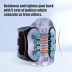 Back Brace Support Belt-Lumbar Support for Back Discomfort, Sciatica, Scoliosis, Herniated Disc Adjustable Support Straps-Lower Back Brace with Removable Lumbar Pad for Men & Women (2XL/3XL)