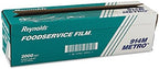 Reynolds Wrap 914M Metro Light-Duty PVC Film Roll w/Cutter Box, 18" x 2000ft, Clear