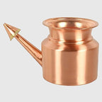RSGM Copper Ayurvedic Jal Neti Pot for Sinus Congestion, Nasal Cleaning