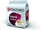 Tassimo Black Coffee Bundle - Costa Americano, Kenco Pure Colombian/Americano Grande, L'Or Classique XL, Jacobs Caffe Crema Classico XL pods - Pack of 5 (80 Servings)