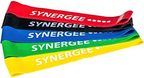 Synergee Exercise Fitness Resistance Band Mini Loop Bands That Perform Better When Working Out at Home or The Gym