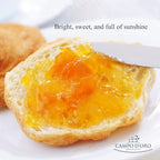 Campo D'Oro Sicilian Apricot Jam – Italian Marmalade – 100% Real Fruit – No Additives – Apricot Preserve Made from Italian Fruit – 12 oz (340g)