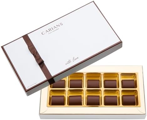 CARIANS Dubai Chocolate Gift Box, Chocolate Candy with Pistachio and Kunafa, Individually Wrapped Chocolate, Great for Gift Giving and Anniversary, 10 Pc
