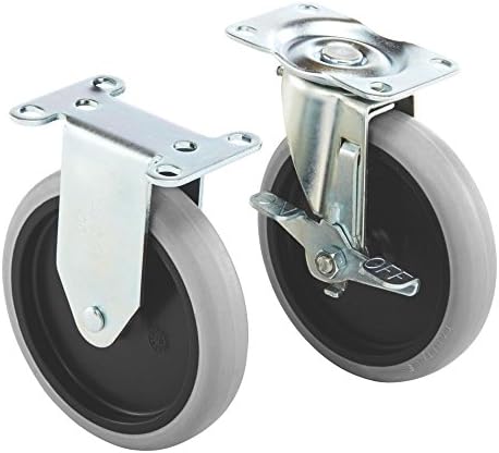 Rubbermaid Commercial Products Heavy Duty Adaptable Utility Cart Replacement Casters, Pack of 4