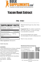 BulkSupplements.com Yacon Root Extract Powder - Sugar Substitute, Natural Fiber Sweetener - Gluten Free, 1g per Serving, 250g (8.8 oz) (Pack of 1)