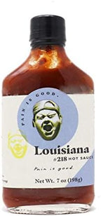 Louisiana Style Hot Sauce - 2 Pack - 7oz Bottles - Made in USA with Habanero Peppers - All Natural Ingredients, Non-GMO, Gluten-Free, Sugar-Free, Vegetarian, Keto